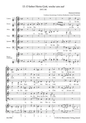 Geistliche Chor-music Swv 381-397 - Schutz - Choral Score, Anthology, Urtext Edition - Choir, Basso Continuo
