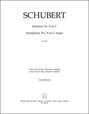 Symphony No. 8 in C Major D 944 ''the Great'' - Schubert - Part, Urtext Edition