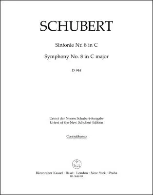 Symphony No. 8 in C Major D 944 \'\'the Great\'\' - Schubert - Part, Urtext Edition