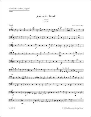 Jesu, Meine Freude BWV 227 - Bach - Cello/Violin/Bassoon Part, Urtext Edition