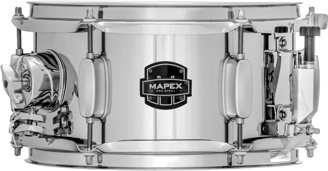 10 x 5.5 inch Steel Snare Drum - Chrome