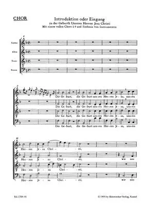 Historia der Geburt Jesu Christi Swv 435 - Schutz - Choral Score, Urtext Edition