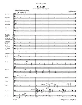 La Mer - Debussy - Score, Urtext Edition - Orchestra