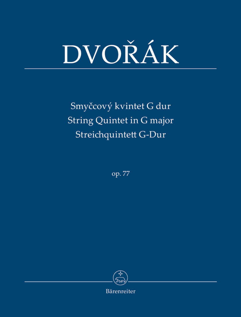 String Quintet in G Major Op. 77 - Dvorak - Study Score