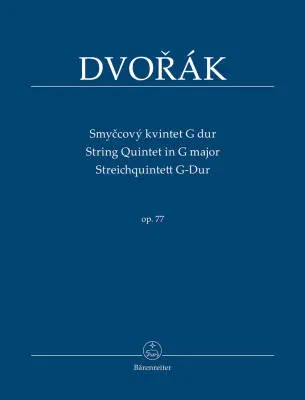 Baerenreiter Verlag - String Quintet in G Major Op. 77 - Dvorak - Study Score
