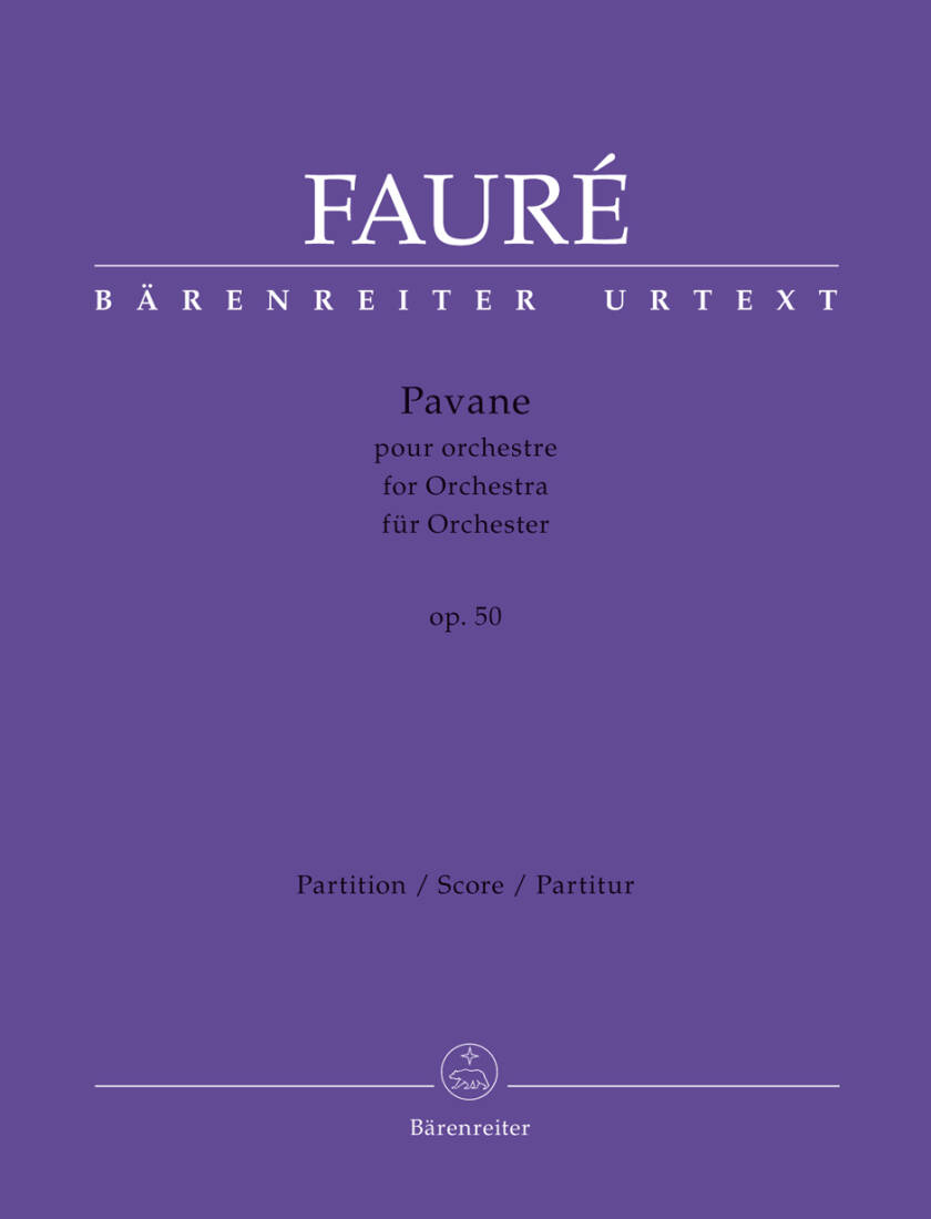 Pavane for Orchestra Op. 50 N 100a - Faure - Score, Urtext Edition - Orchestra