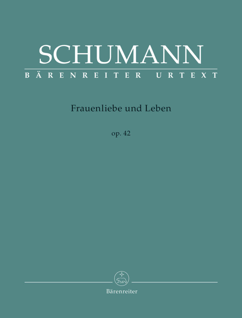 Frauenliebe und Leben Op. 42 - Schumann - Singing Score, Urtext Edition - Singing Voice, Piano