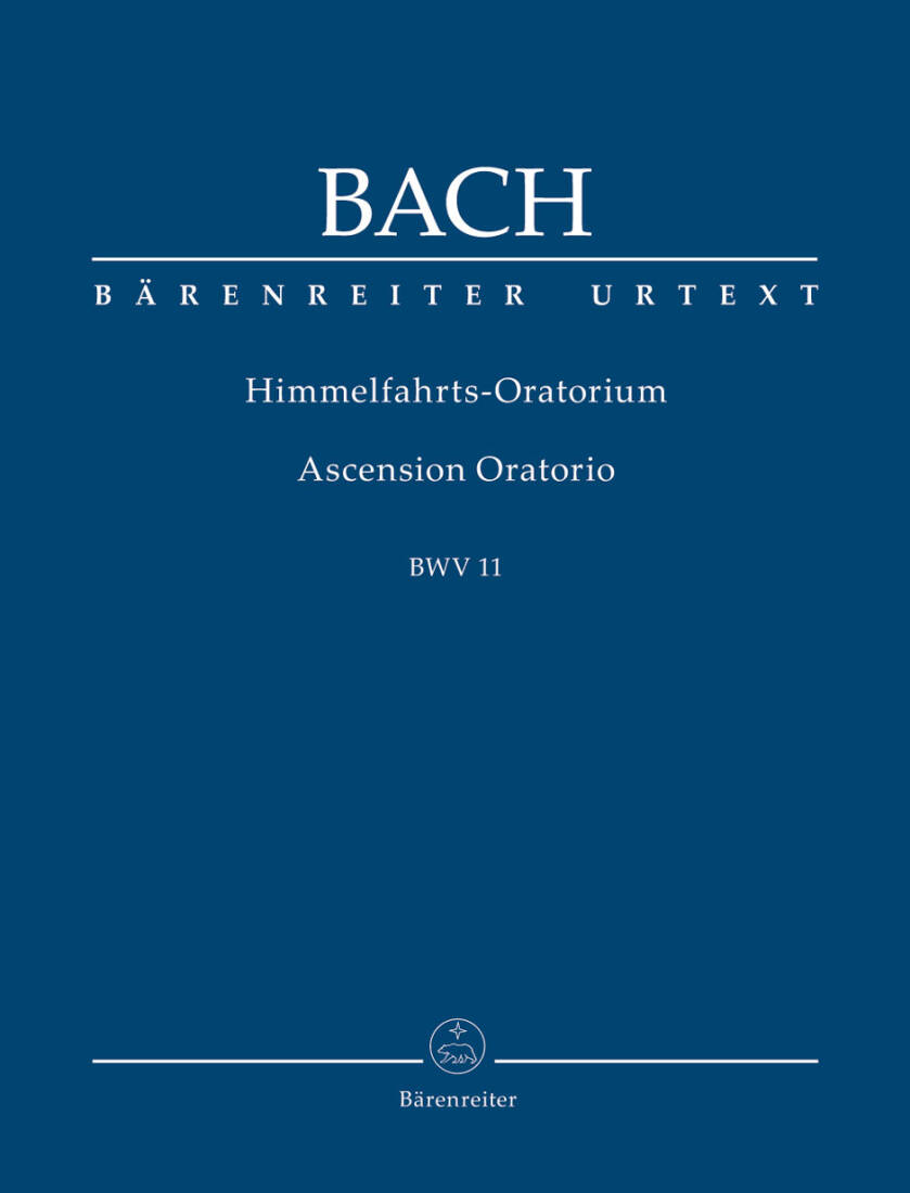Ascension Oratorio BWV 11 - Bach - Study Score, Urtext Edition