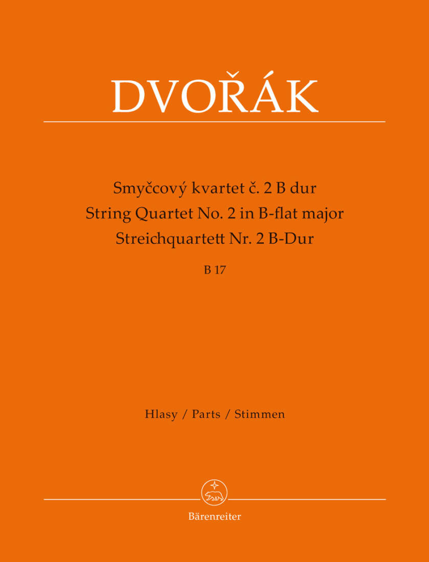 String Quartet No. 2 in B-flat Major B 17 - Dvorak - Set of Parts - String Quartet