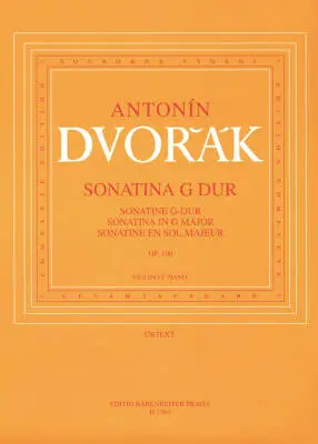 Baerenreiter Verlag - Sonatina for Violin and Piano in G Major Op. 100 - Dvorak - Performance Score, Part - Violin, Piano