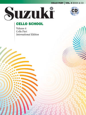 Summy-Birchard - Suzuki Cello School, Volume 4 (International Edition) - Cello - Book/CD