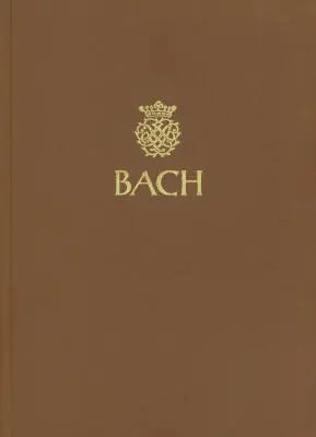 Baerenreiter Verlag - Wedding Cantatas and Secular Cantatas for Various Requirements - Bach - Complete Edition, Critical Commentary, Anthology