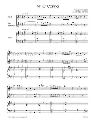 Music of an Irish Harper - O\'Carolan - Recorder/Piano - Book