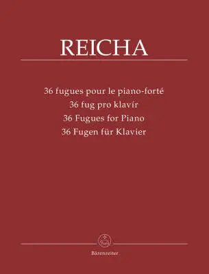 Baerenreiter Verlag - 36 Fugues for Piano - Reicha - Performance Score - Piano