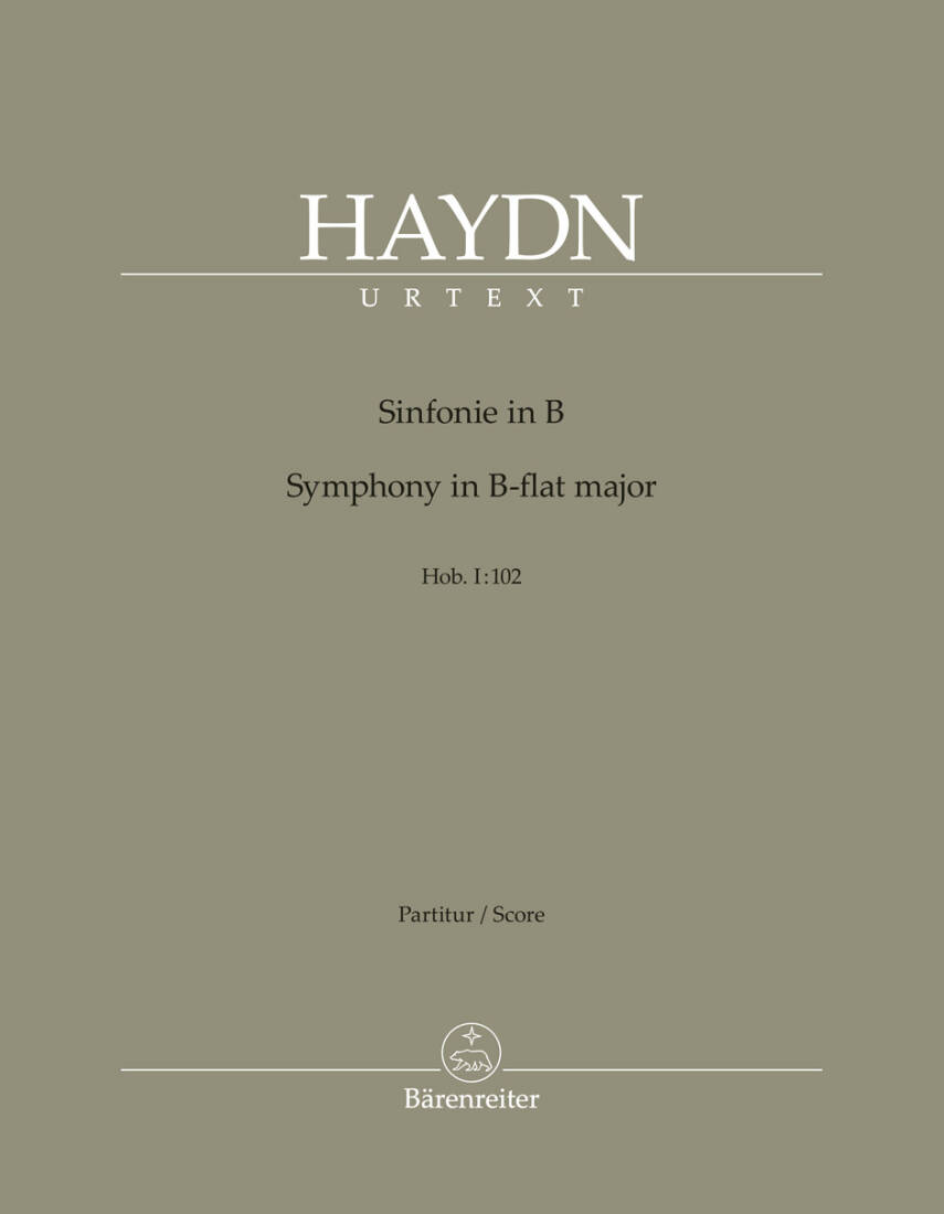 London Symphony No. 10 in B-flat Major Hob.I:102 - Haydn - Score, Urtext Edition - Orchestra
