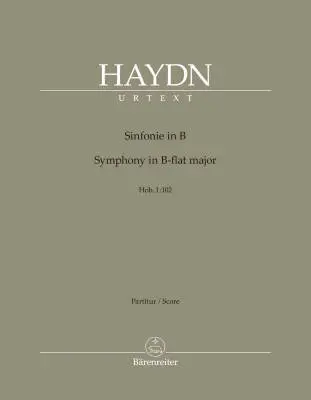Baerenreiter Verlag - London Symphony No. 10 in B-flat Major Hob.I:102 - Haydn - Score, Urtext Edition - Orchestra