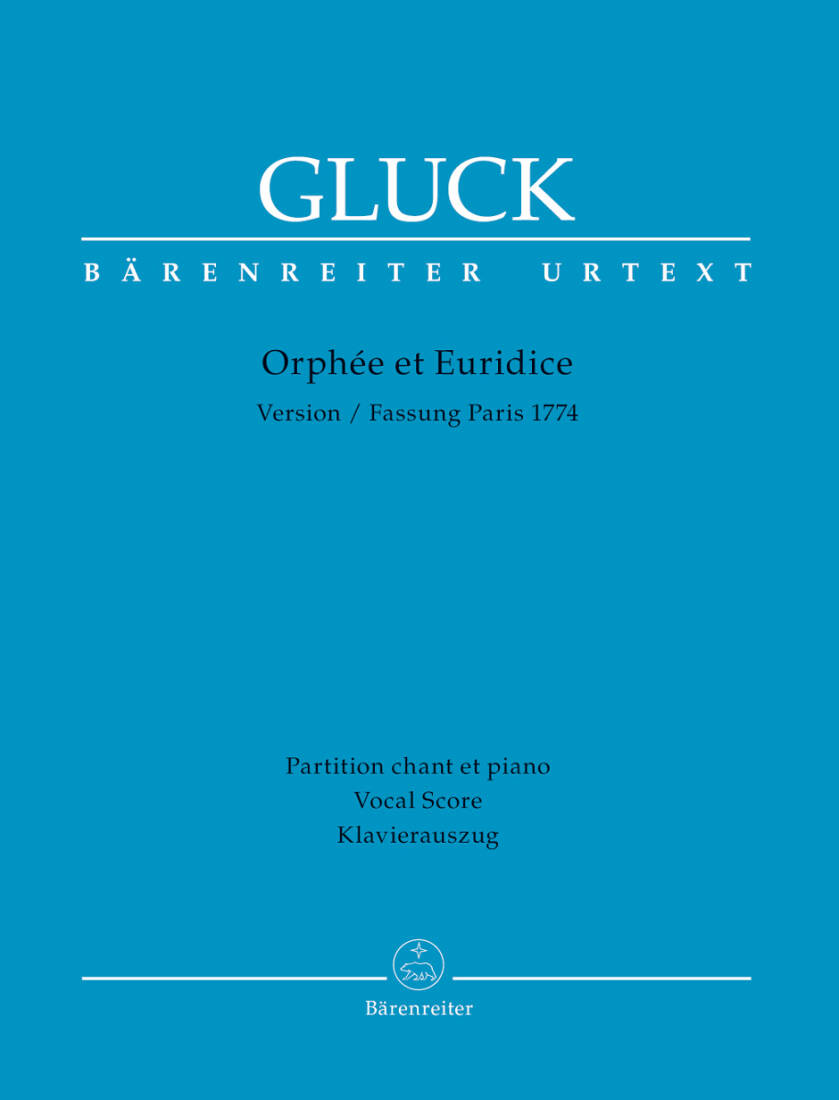 Orphee et Euridice - Gluck - Vocal Score, Urtext Edition - Vocal, Orchestra