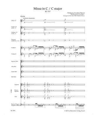 Missa in C Major K. 317 \'\'Coronation Mass\'\' - Mozart - Score
