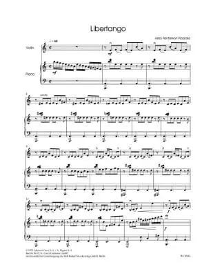Tango Classics for Violin and Piano - Performance Score, Part, Anthology - Violin, Piano