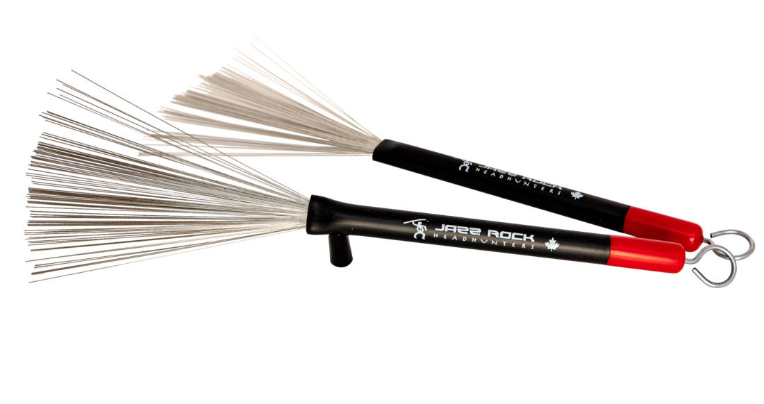 Jazz Rock - Wire Brushes - Retractable Heavy Duty