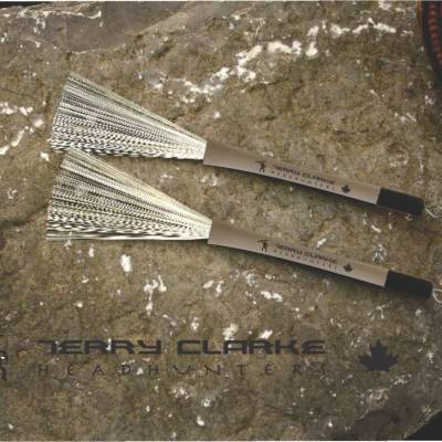 Headhunters - TC Jazz Brush (Terry Clark) - Wire Brushes - Retractable