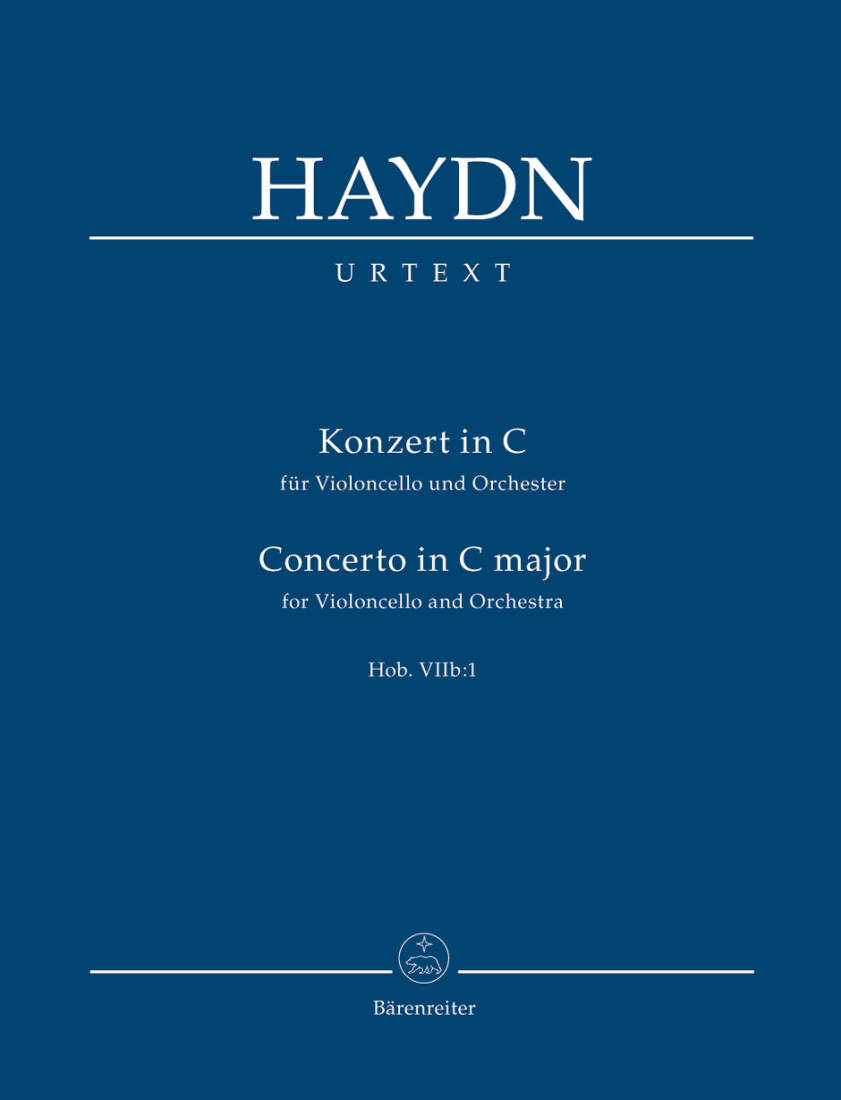 Concerto for Violoncello and Orchestra in C Major Hob.viib:1 - Haydn - Study Score, Urtext Edition