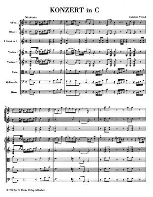 Concerto for Violoncello and Orchestra in C Major Hob.viib:1 - Haydn - Study Score, Urtext Edition