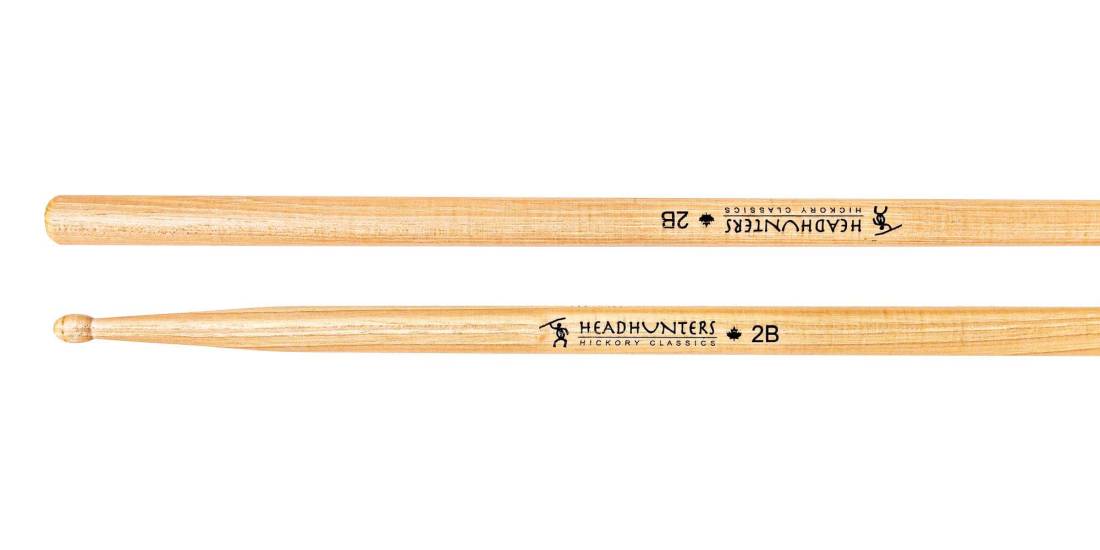 Hickory Classic Drum Sticks - 2B
