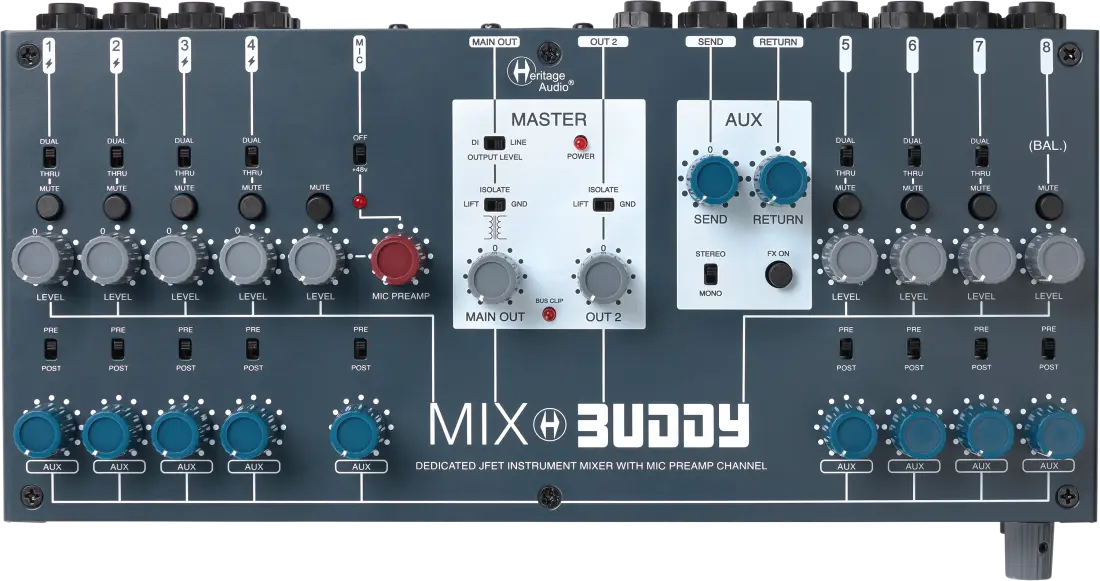 Mix Buddy Instrument Mixer with Preamp Channel