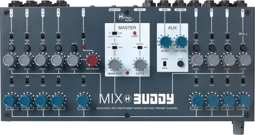 Heritage Audio - Mix Buddy Instrument Mixer with Preamp Channel