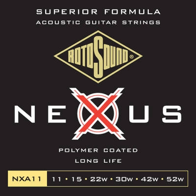 Rotosound - Nexus Coated Acoustic Guitar Strings 11-52