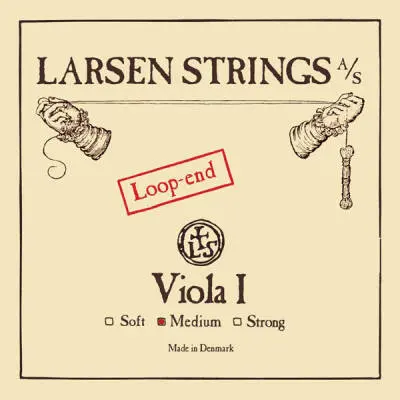 Larsen Strings - Viola Single A String - Medium, Loop End