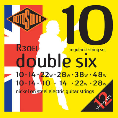 Rotosound - Electric 12 String Nickel Strings 10-48