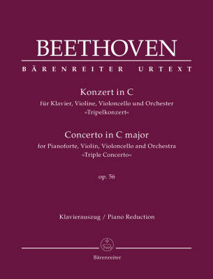 Triple Concerto in C Major Op. 56 ''Triple Concerto'' - Beethoven - Parts Set - Orchestra