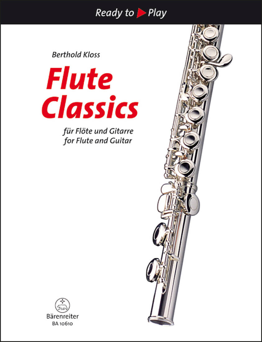 Flute Classics for Flute and Guitar - Performance Score, Part, Anthology - Flute, Guitar