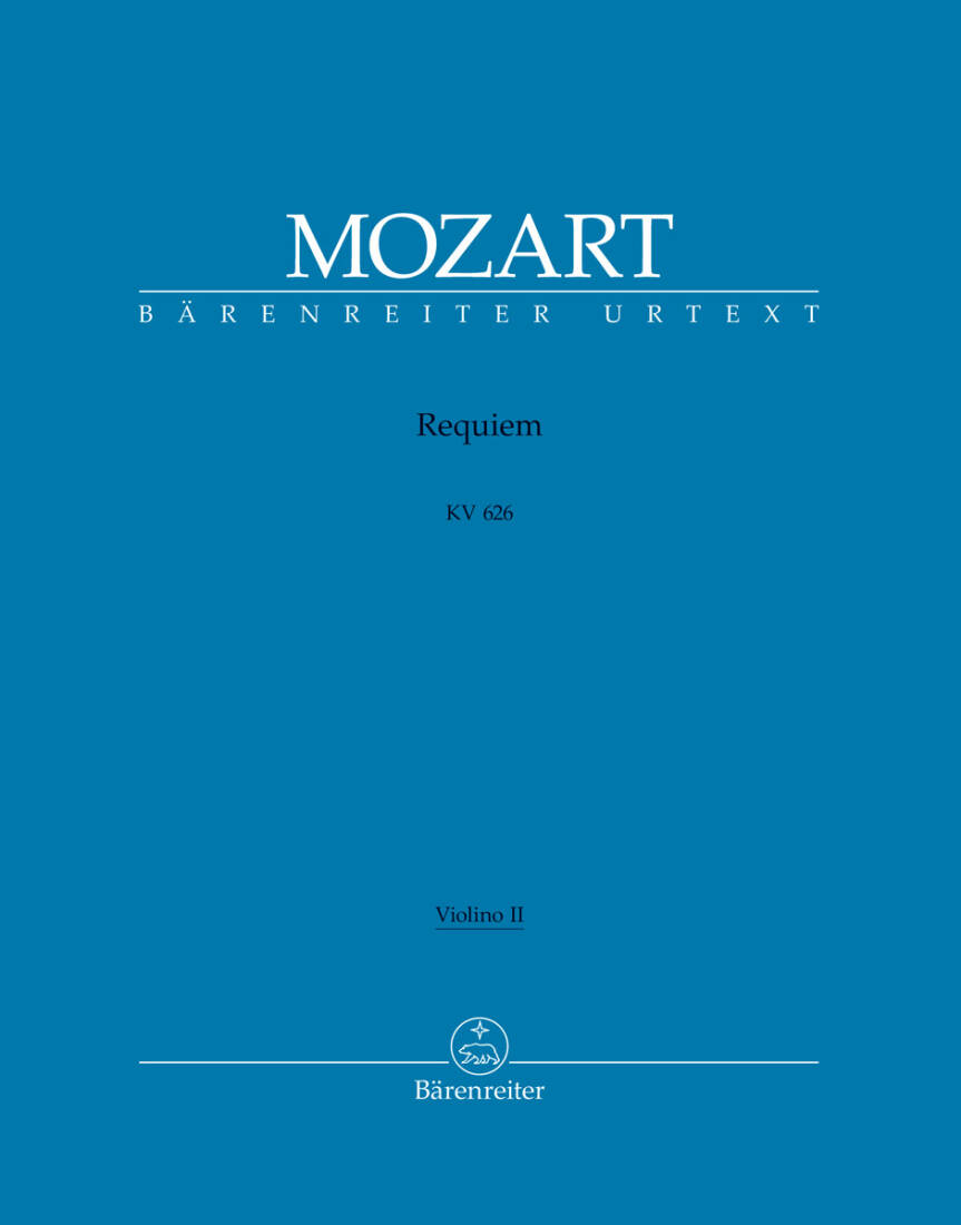 Requiem K. 626 - Mozart/ Sussmayr - Violin II Part, Urtext Edition