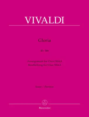 Baerenreiter Verlag - Gloria RV 589 - Vivaldi - Score