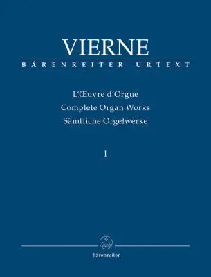 Baerenreiter Verlag - First Symphony Op. 14 (1899) - Vierne - Performance Score, Urtext Edition - Organ