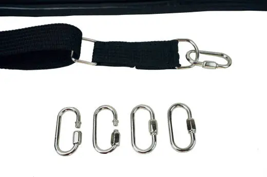 Backpack Straps for Instrument Cases - with Screw Carabiner