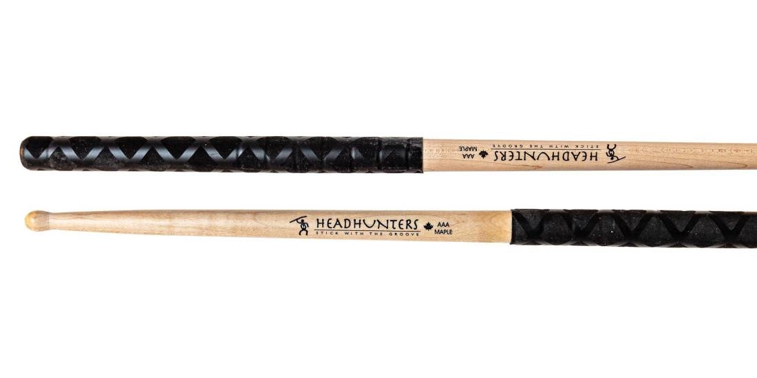 Maple Grooves Grip Drum Sticks - AAA