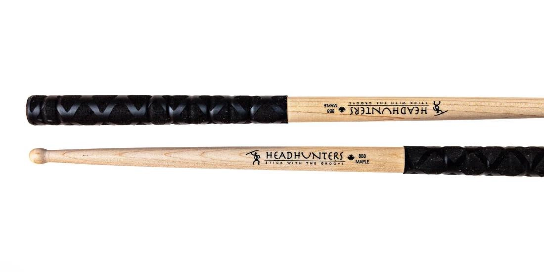 Maple Grooves Grip Drum Sticks - BBB