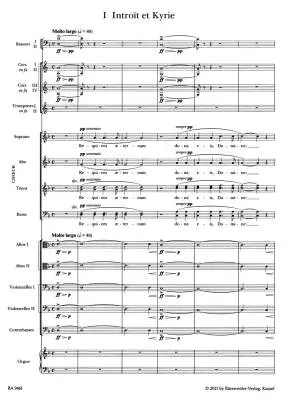 Messe de Requiem Op. 48 N 97b - Faure - Score, Urtext Edition