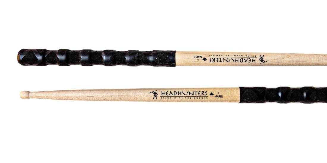 Maple Grooves Grip Drum Sticks - L