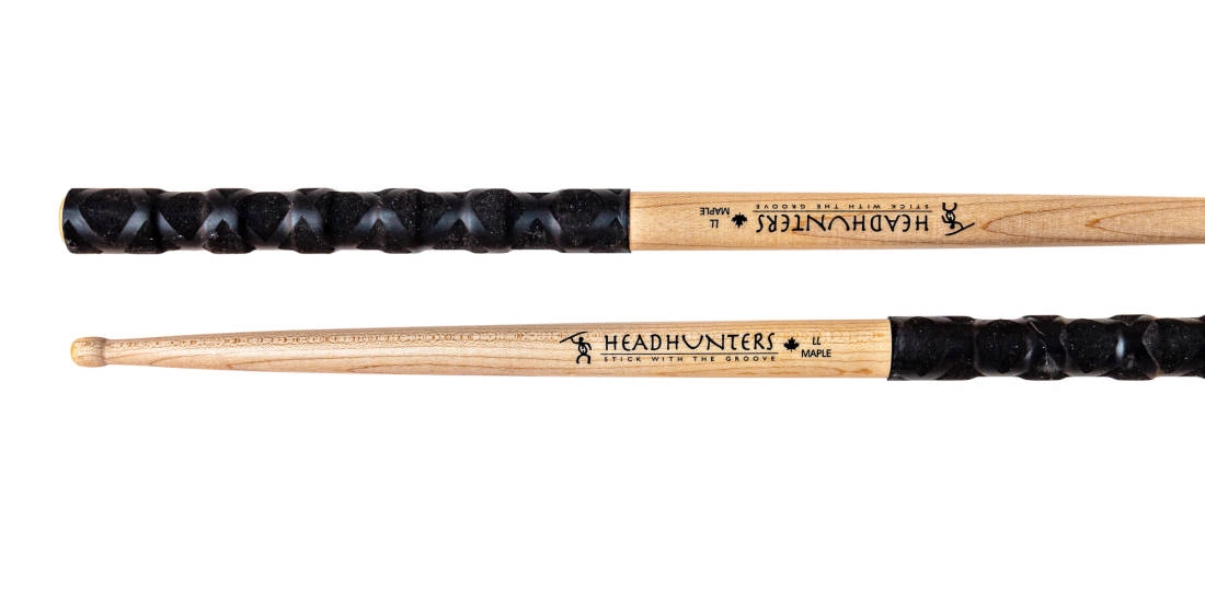 Maple Grooves Grip Drum Sticks - LL