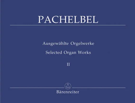 Baerenreiter Verlag - Chorale Preludes, Part I - Pachelbel - Performance Score, Anthology - Organ