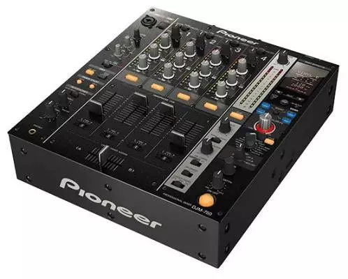DJM-750 - 4-Channel Performance Digital DJ Mixer W/ FX Boost - Black