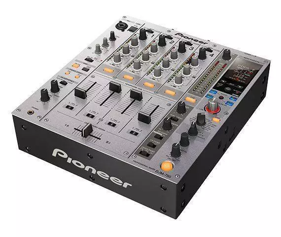 DJM-750 - 4-Channel Performance Digital DJ Mixer W/ FX Boost - Silver