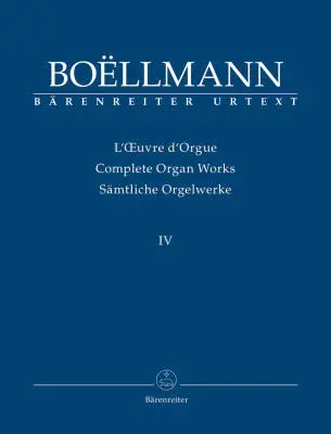 Baerenreiter Verlag - Works Arranged for Organ - Boellmann - Performance Score, Anthology, Urtext Edition - Organ
