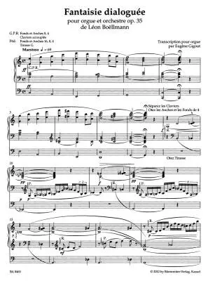 Works Arranged for Organ - Boellmann - Performance Score, Anthology, Urtext Edition - Organ