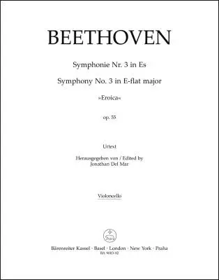 Symphony No. 3 in E-flat Major Op. 55 \'\'Eroica\'\' - Beethoven - Cello Part, Urtext Edition